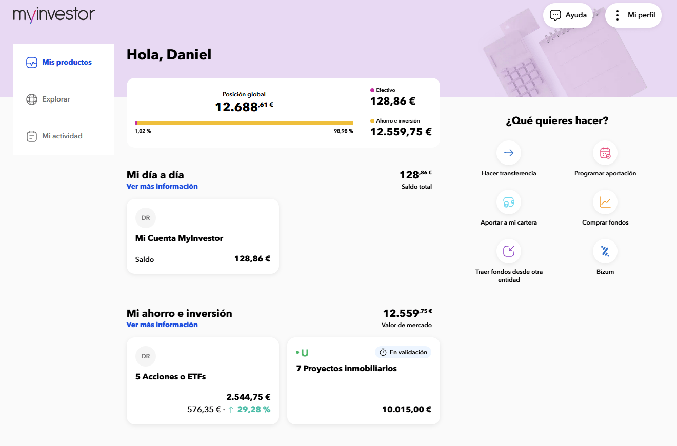 En este momento estás viendo Nueva APP de Myinvestor – ¿Qué ha cambiado?
