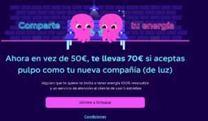 Lee más sobre el artículo (70€ de Regalo) Código Amigo Octopus Energy 2026: aglow-glow-290
